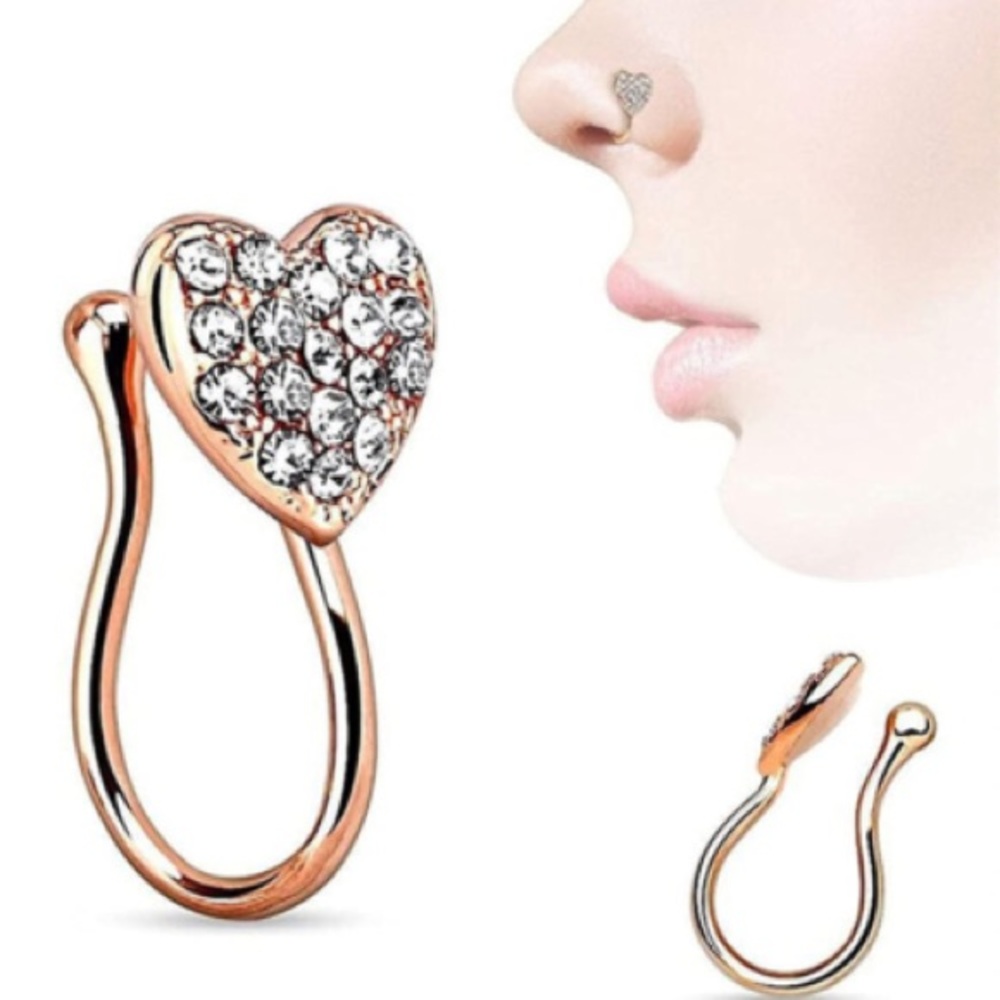 Faux Rose Gold Nose Cuff